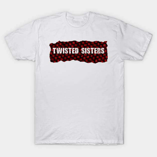 Twisted Sisters Ripped Flannel T-Shirt by BAUREKSO